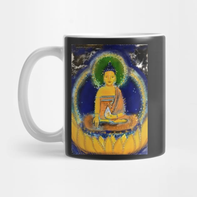 Ratnasambhava - yellow Buddha of the south by Visuddhi